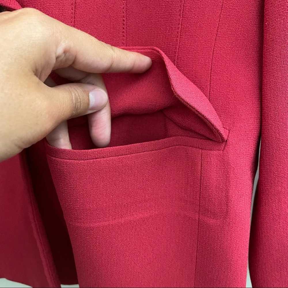 Evan-Picone Red Blazer Suit Jacket 8 - image 9
