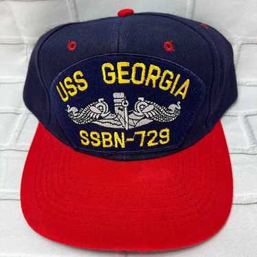 Vintage USS Georgia SSBN-729 Nissun Cap Snapback … - image 1