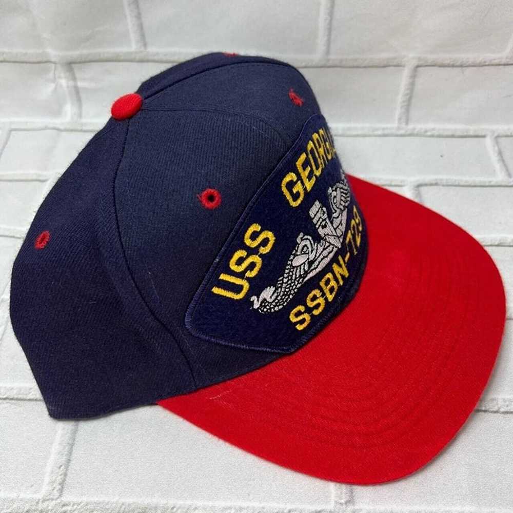 Vintage USS Georgia SSBN-729 Nissun Cap Snapback … - image 4