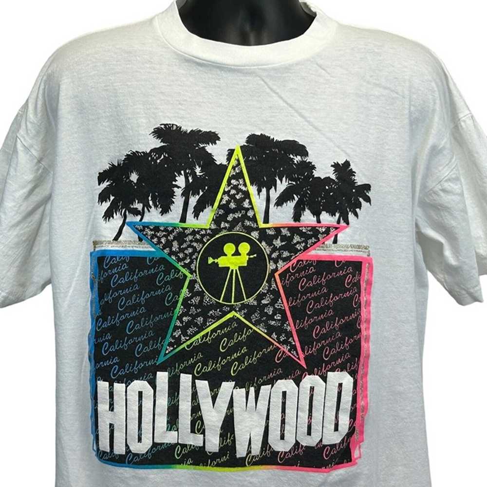Hollywood California Vintage 90s T Shirt X-Large … - image 1