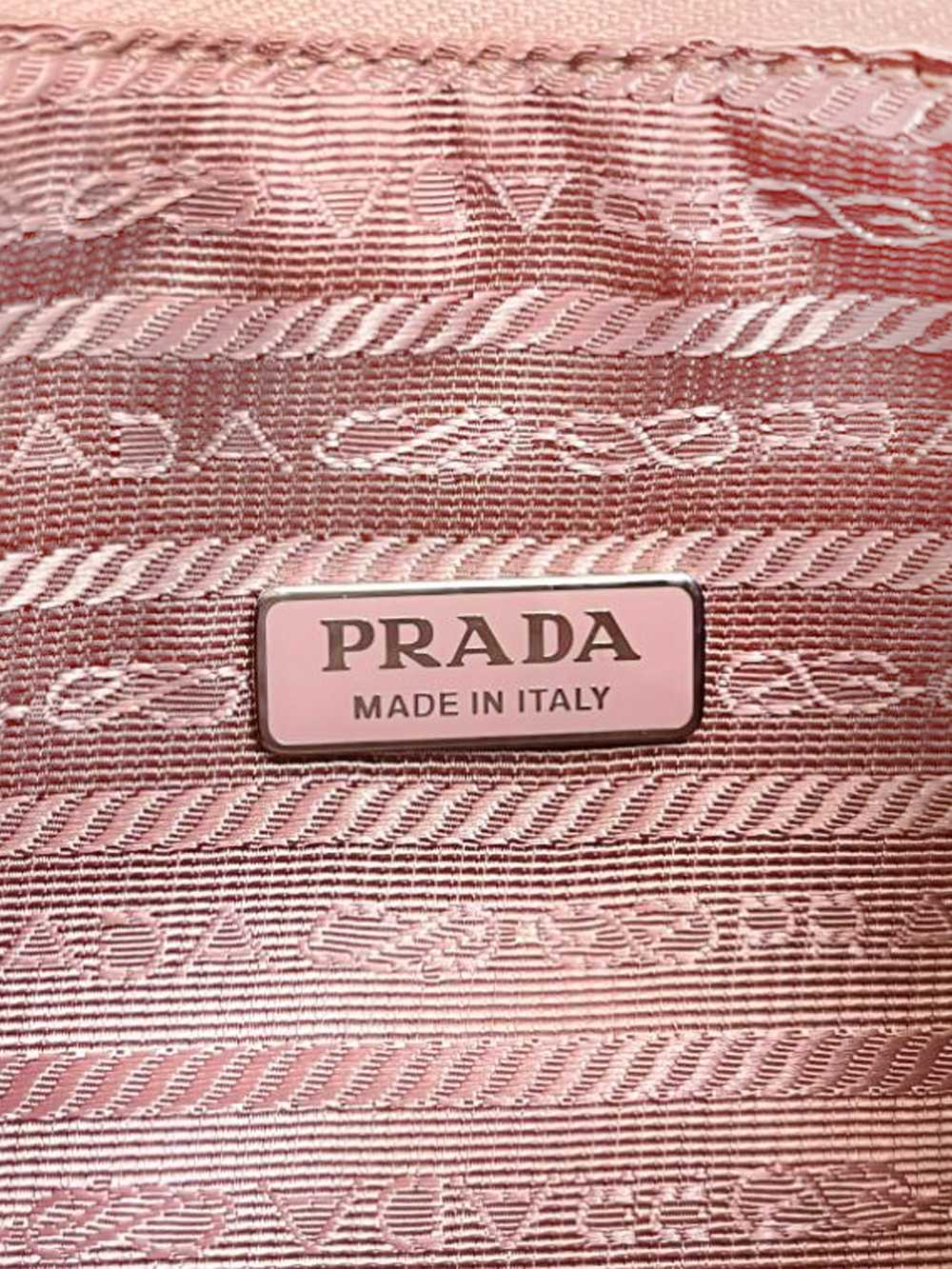 Prada 2020s Light Pink Shearling Mini Re-Edition … - image 4