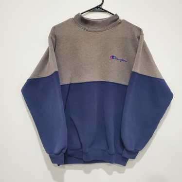 Vintage Champion Colorblock Sweatshirt Large 80s/… - image 1