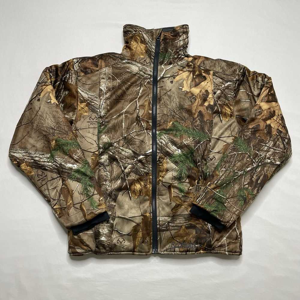 Vintage 90’s Realtree Camo Red Head Puffer Jacket - image 1