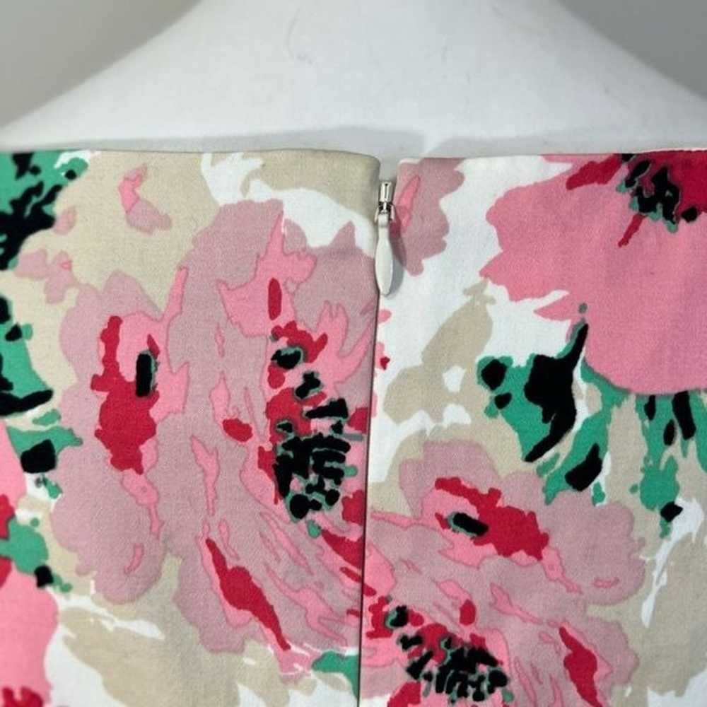 Ann Taylor dress size 8 pink multicolor floral sl… - image 5