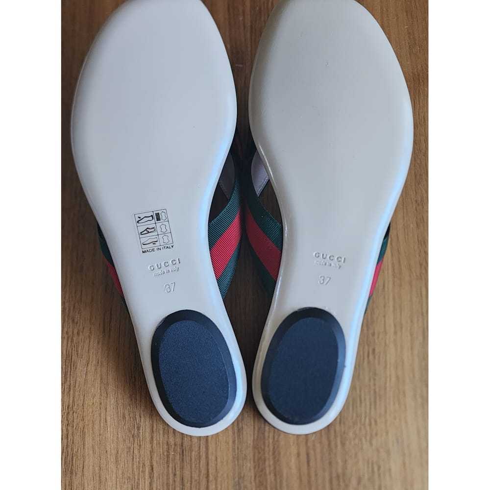 Gucci Leather flip flops - image 4