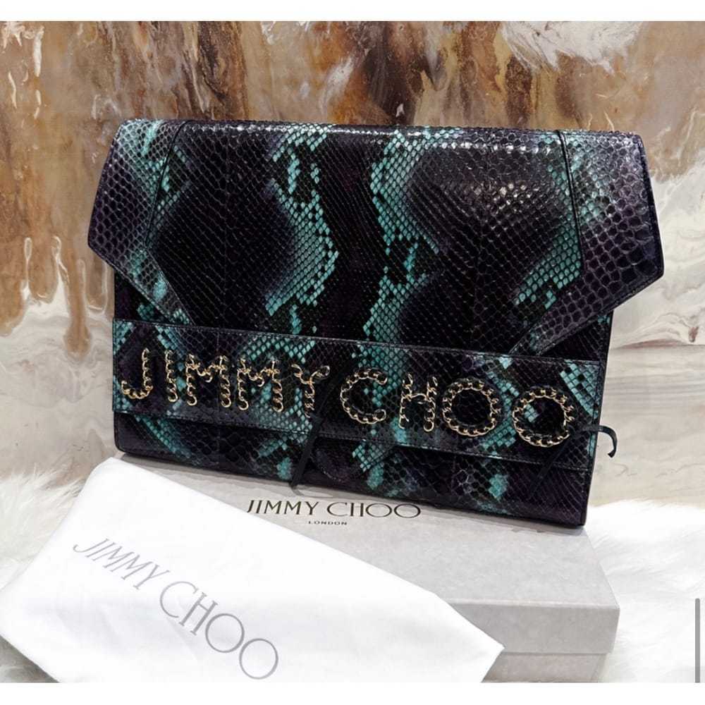 Jimmy Choo Python clutch bag - image 10