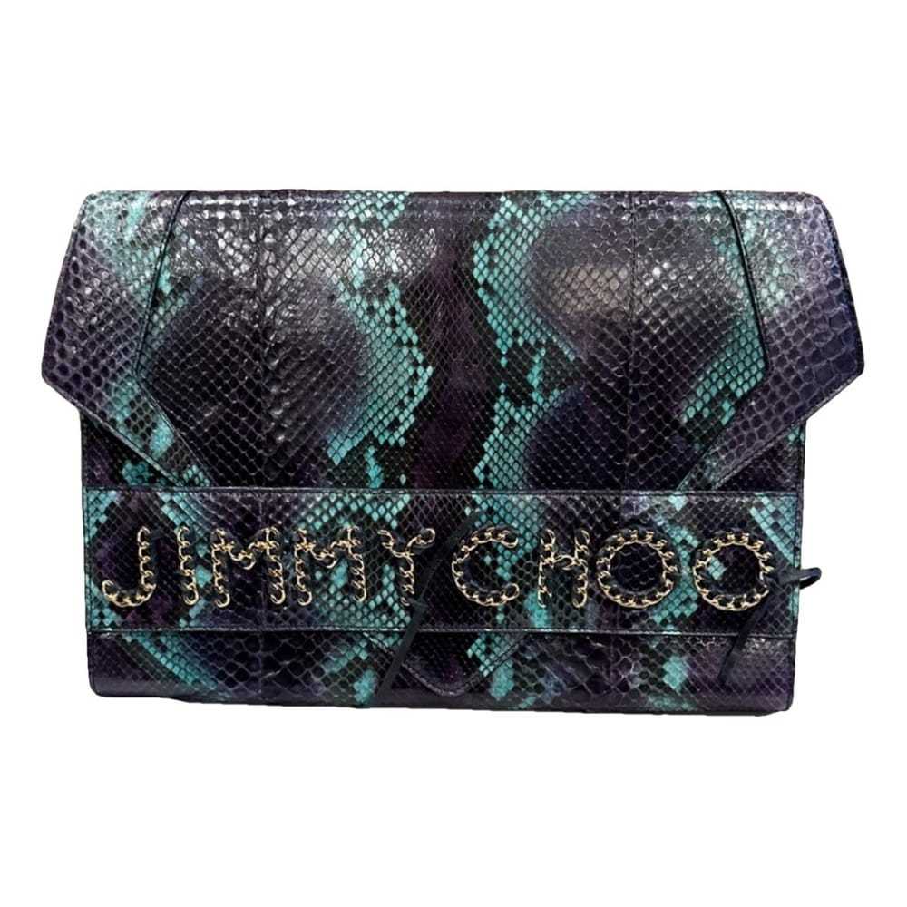 Jimmy Choo Python clutch bag - image 1