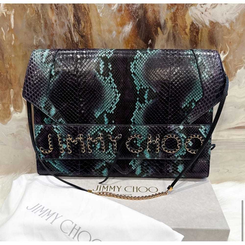Jimmy Choo Python clutch bag - image 9