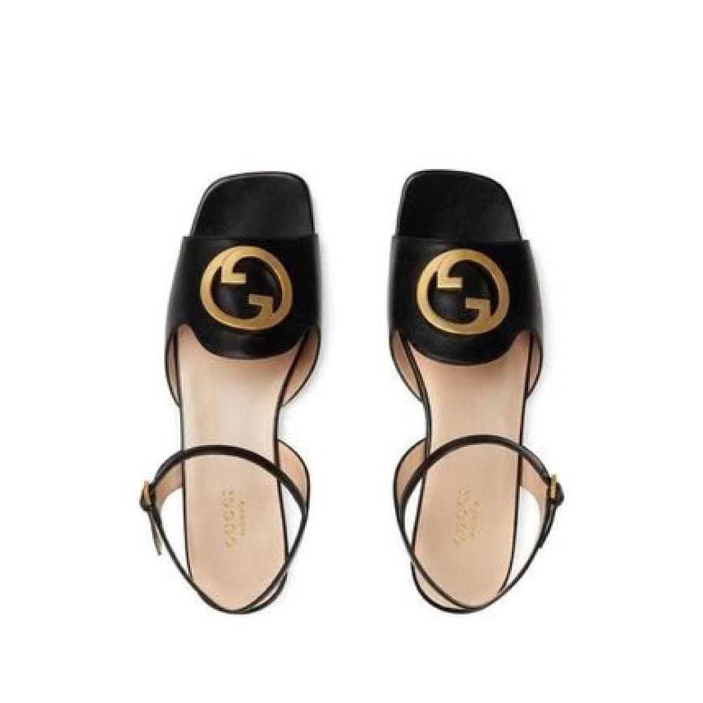 Gucci Blondie leather sandal - image 2