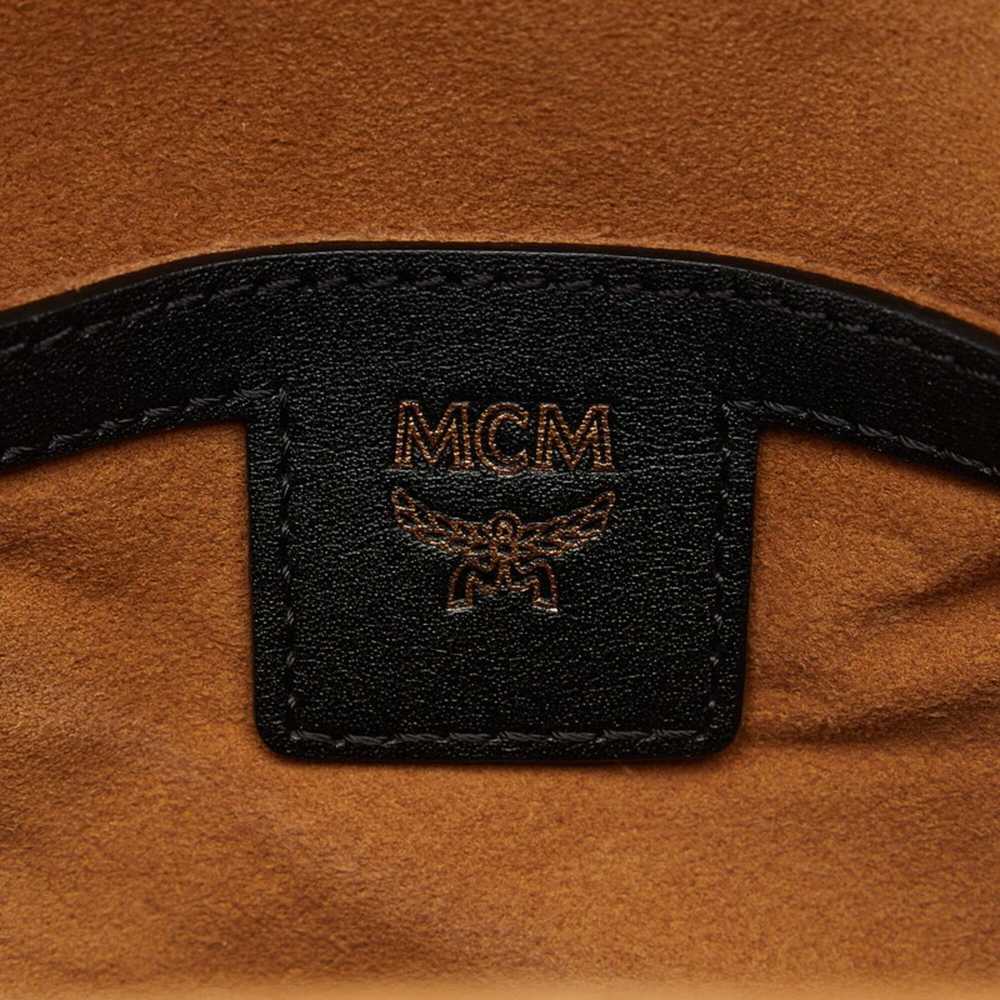 MCM MCM Visetos Glam Studded Rucksack Backpack Re… - image 11