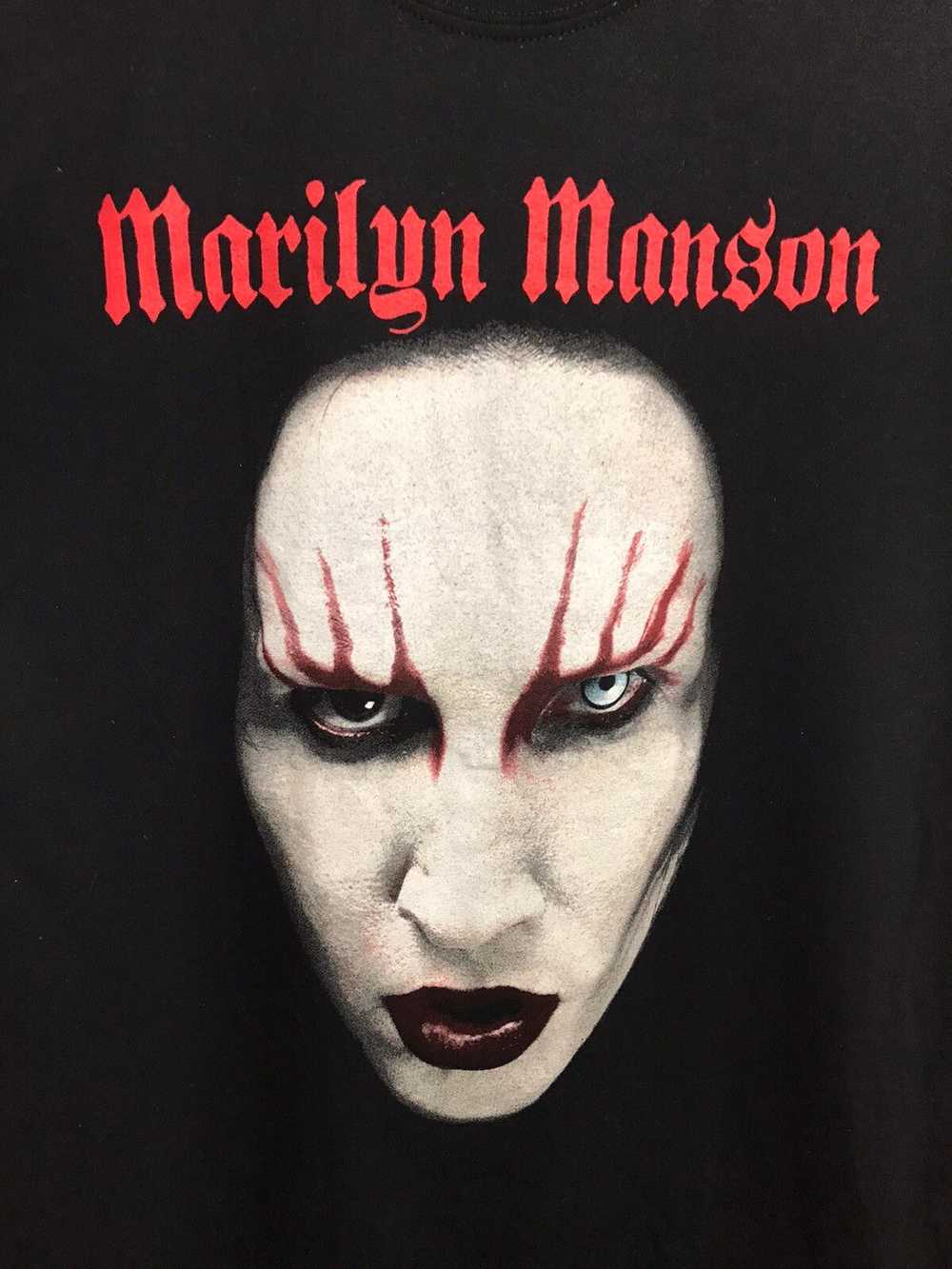 Band Tees × Marilyn Manson × Vintage Vintage Mari… - image 3