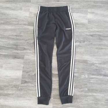 Black White Striped Adidas Track Pant