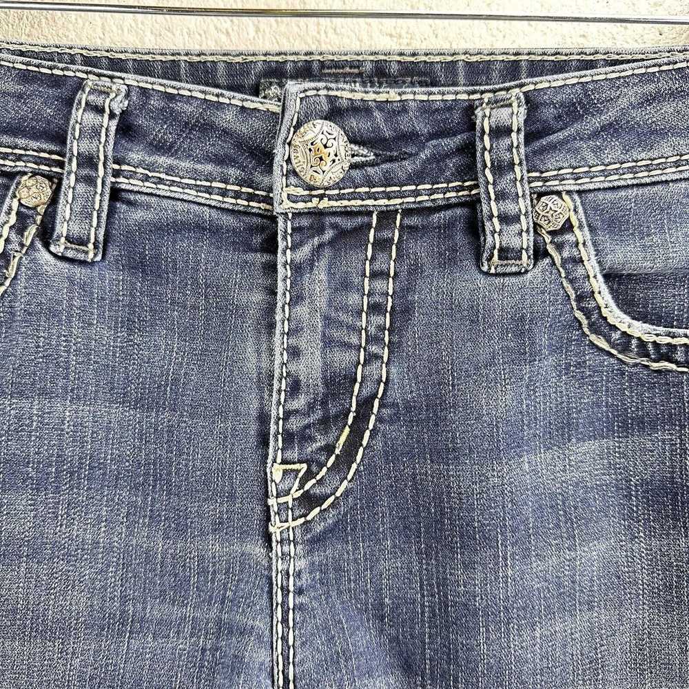 Silver Silver Jeans Suki Jean Short Acid Wash Blu… - image 2