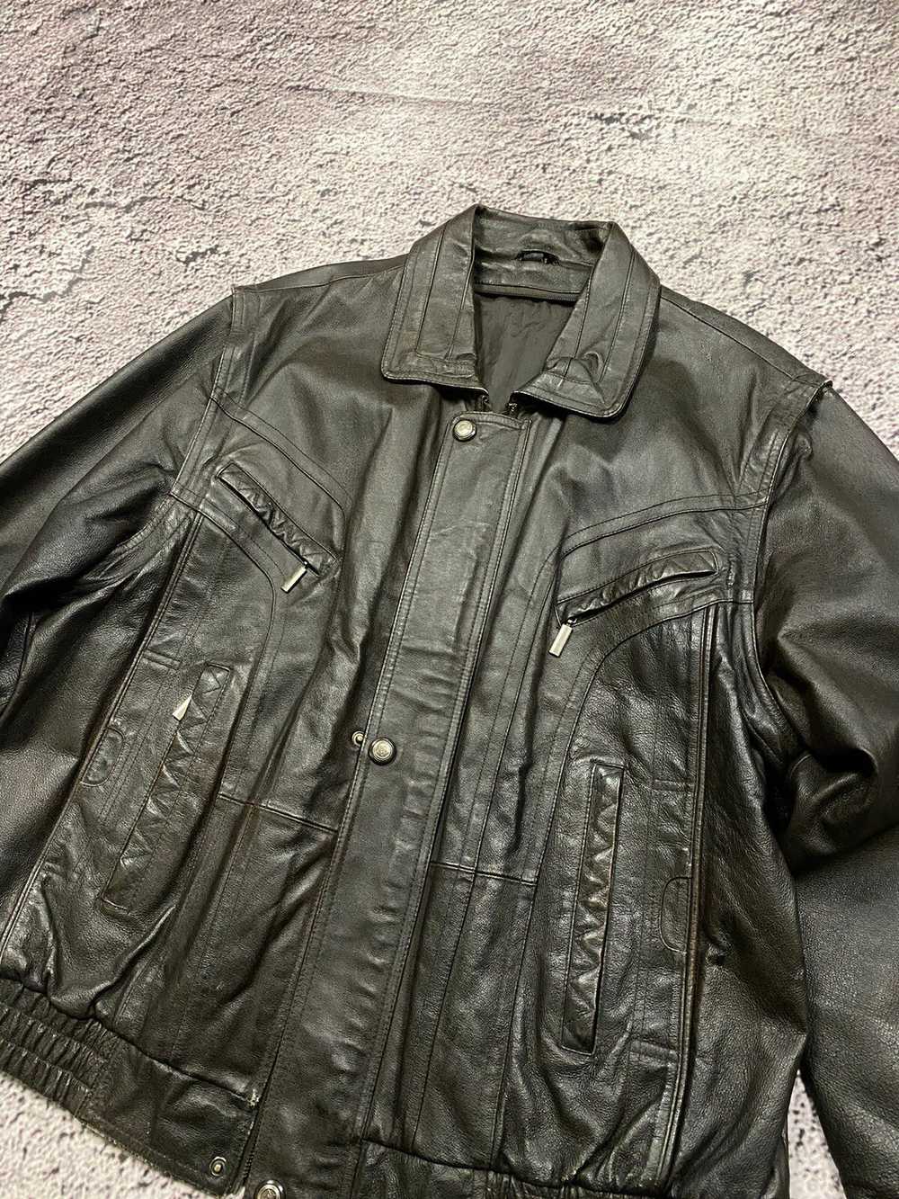 Japanese Brand × Leather Jacket × Vintage Vintage… - image 2